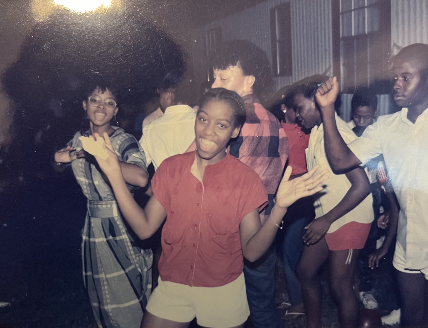 Auguree dancing in her teenage years